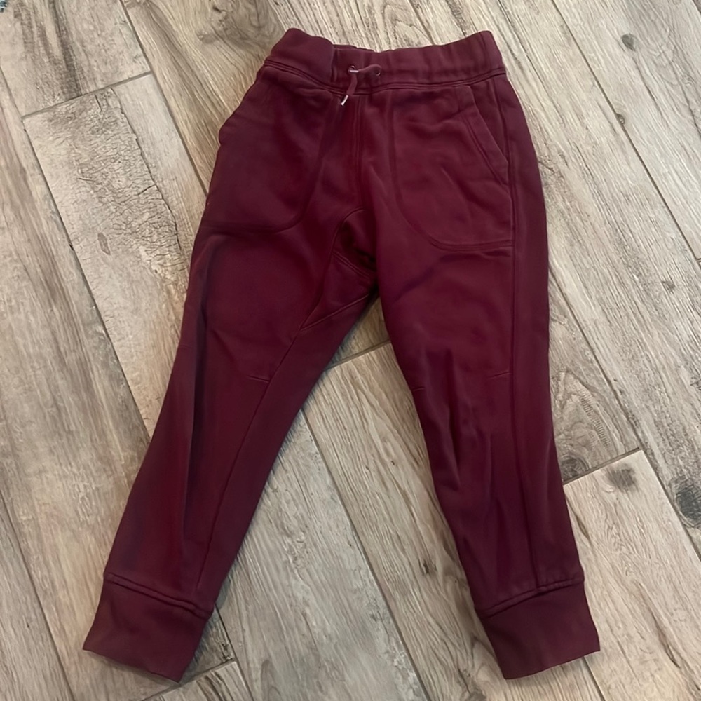 EUC Gap Kids maroon joggers, sz S